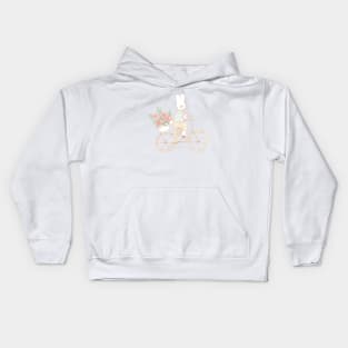 Cycling Bunny Kids Hoodie